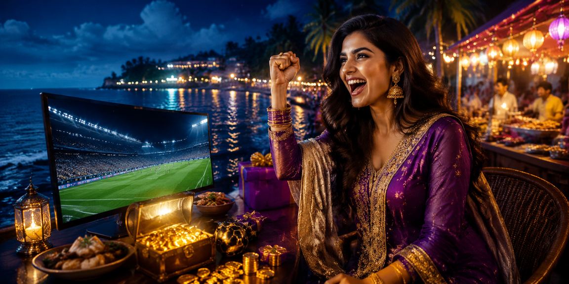 সেন্ট মার্টিনে সমুদ্র সৈকতে বেটিং অভিজ্ঞতা উপভোগ করছেন একজন ব্যবহারকারী