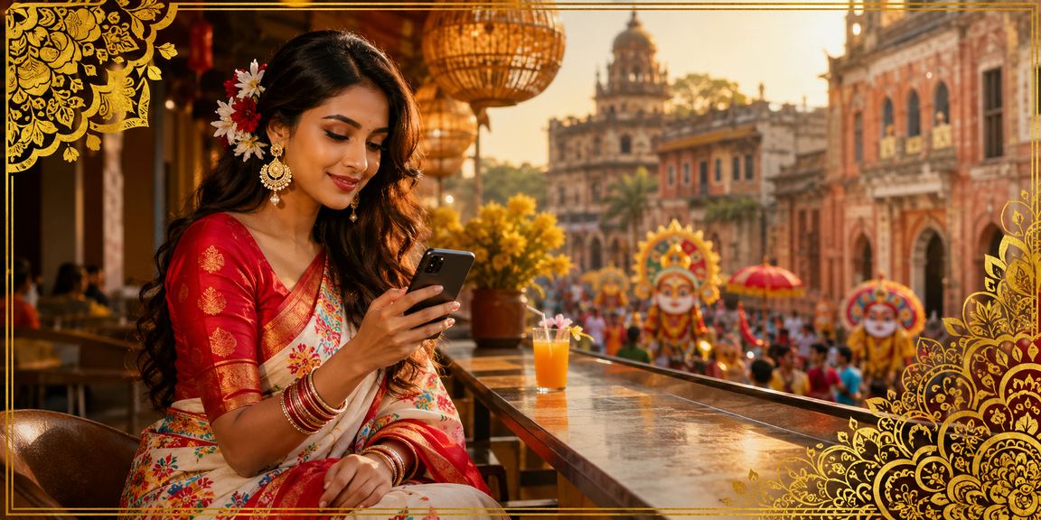 সোনারগাঁওয়ে মোবাইলে ডিপোজিট করছেন একজন ব্যবহারকারী